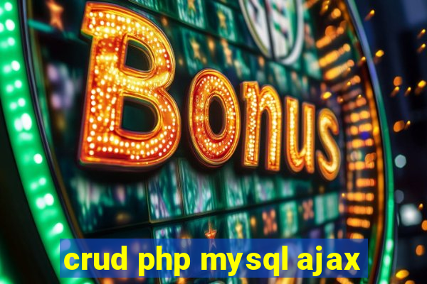 crud php mysql ajax