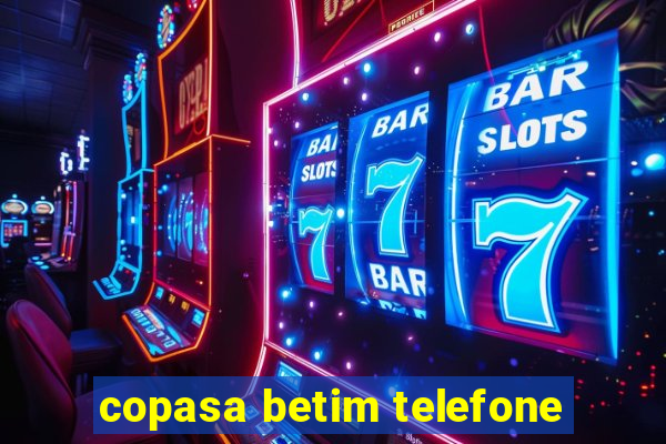 copasa betim telefone