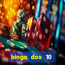 bingo dos 10 mandamentos da lei de deus