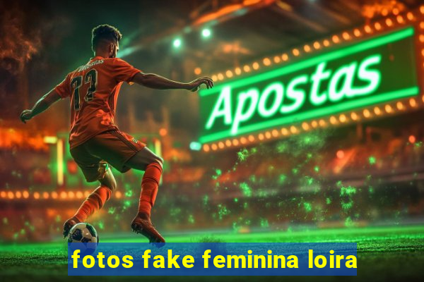 fotos fake feminina loira